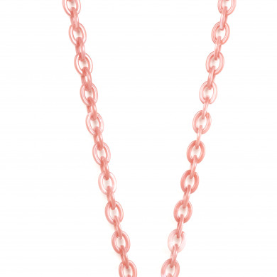 Chaîne maillons S 120cm Pékin - Rose