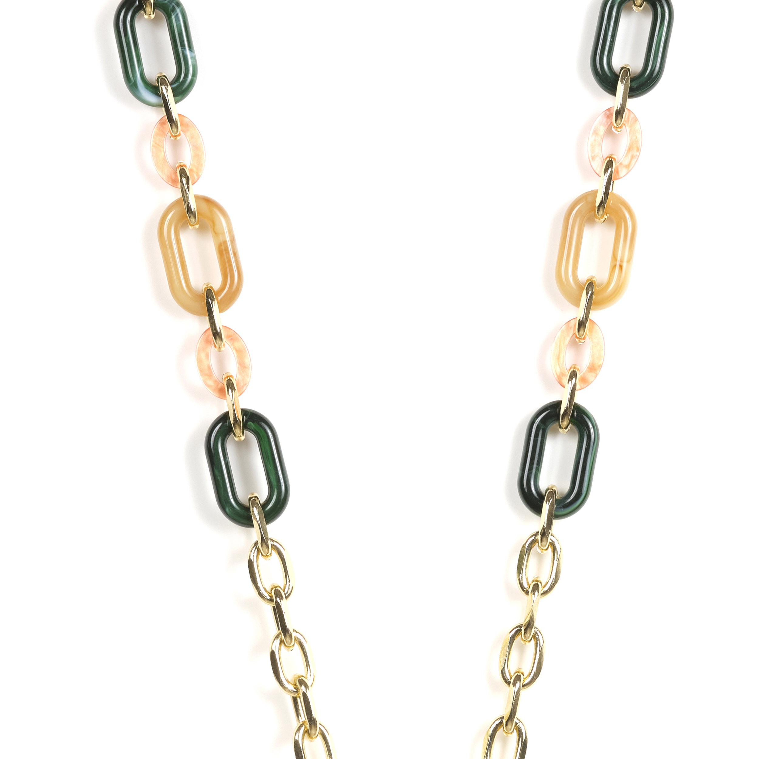 Chaîne maillons M 122cm San Francisco - Multicolore