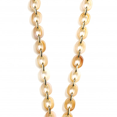 Chaîne maillons M 120cm Londres - Camel
