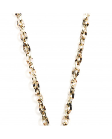 Chaîne maillons S 122cm Marseille - Beige