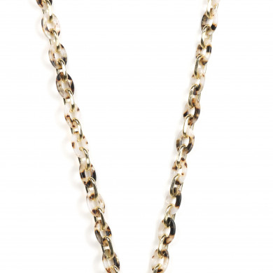 Chaîne maillons S 122cm Marseille - Beige