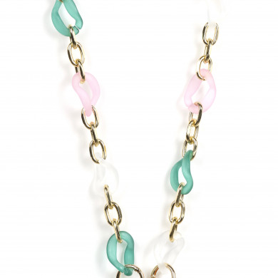 Chaîne maillons M 120cm Mendoza - Multicolore