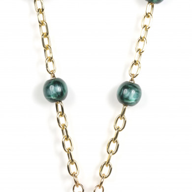 Chaîne maillons M 119cm Amsterdam - Beige