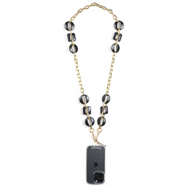 Chaîne maillons L 120cm Prague - Noir