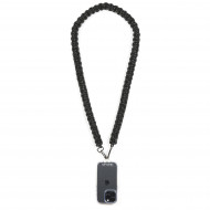 Bandoulière M 120cm Mandalay - Argent pailleté