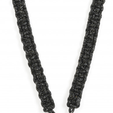 Bandoulière M 120cm Mandalay - Noir pailleté