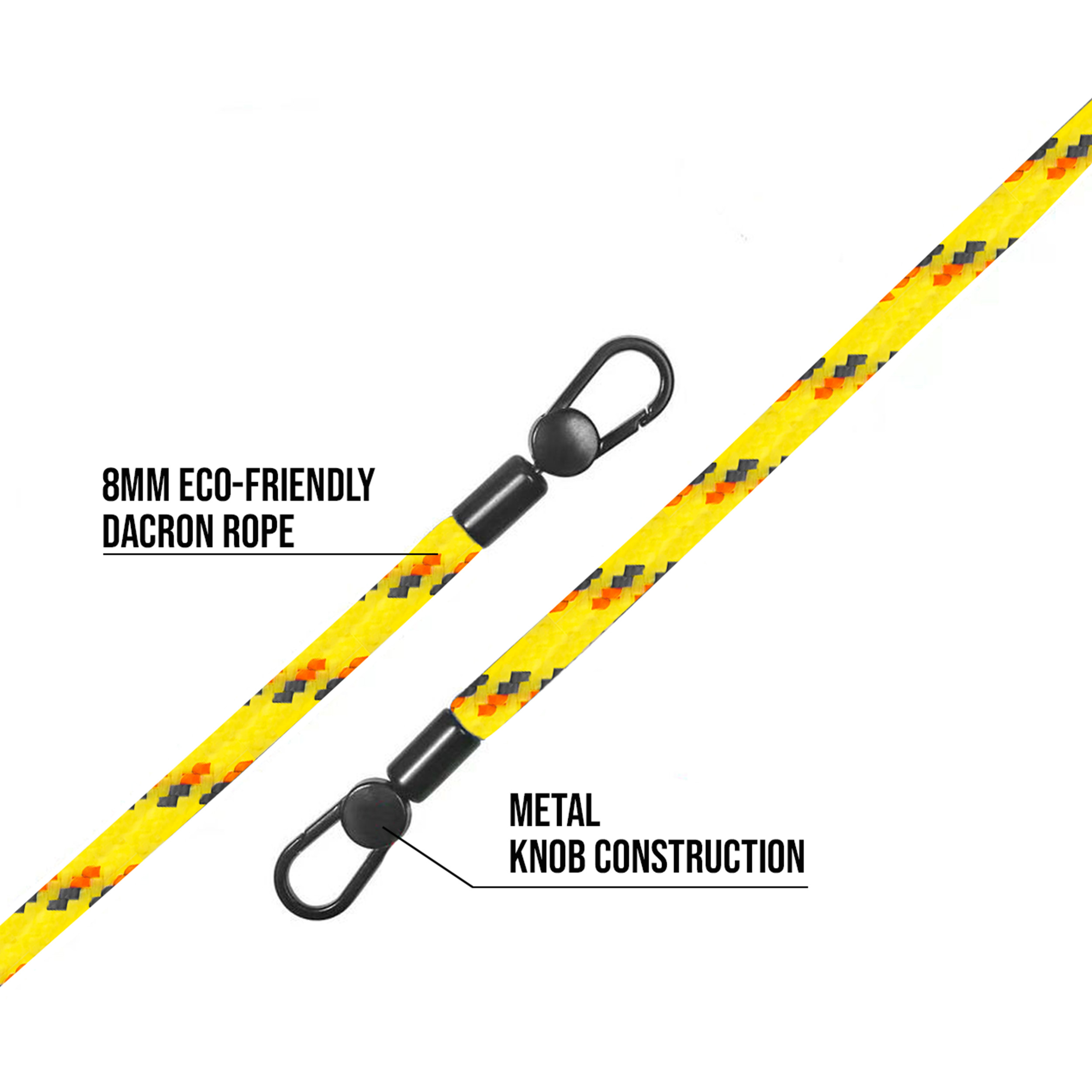 Cordon 130cm Paris - Jaune multicolore