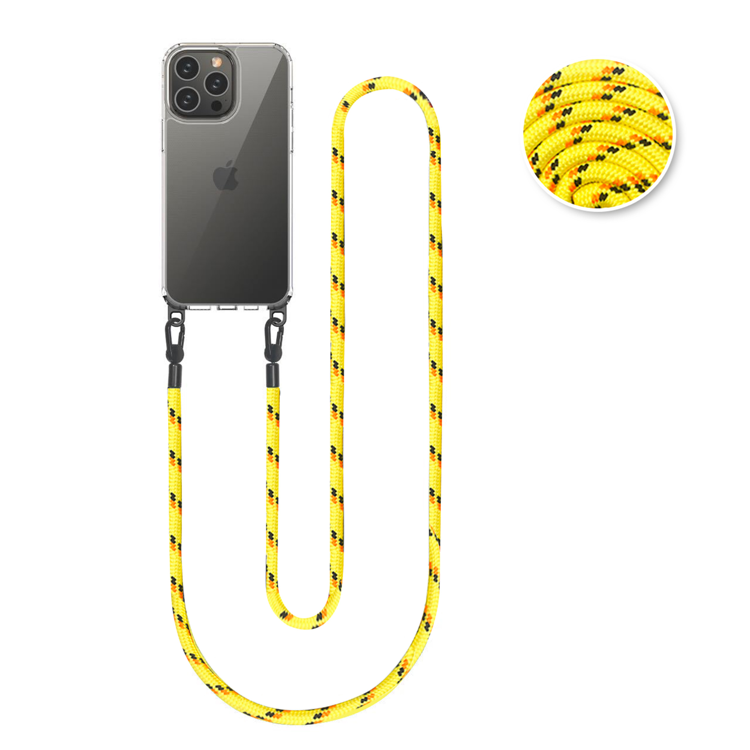 Cordon 130cm Paris - Jaune multicolore