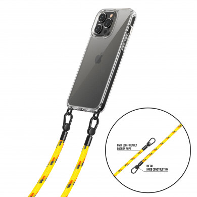 Cordon 130cm Paris - Jaune multicolore