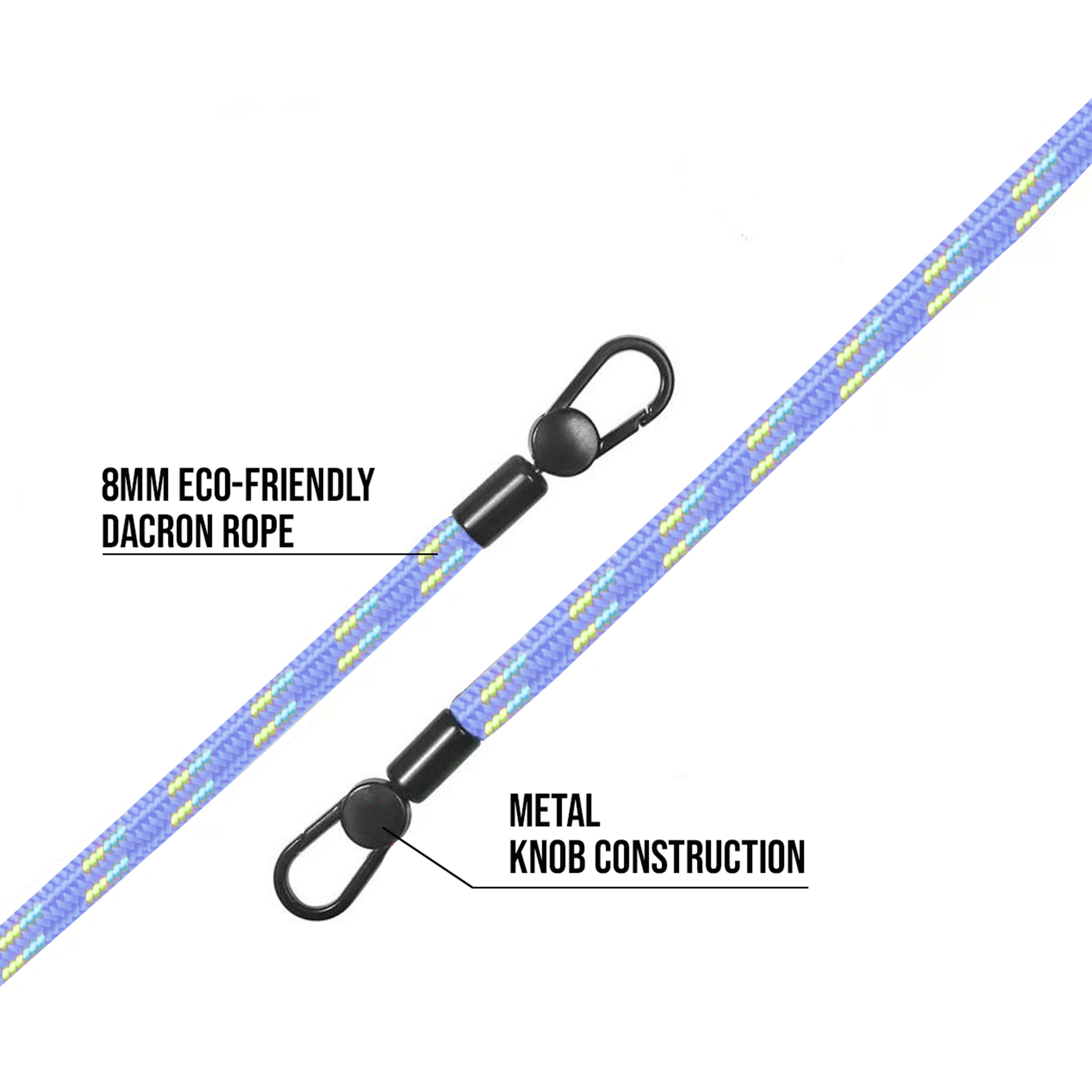 Cordon 130cm Paris - Bleu multicolore