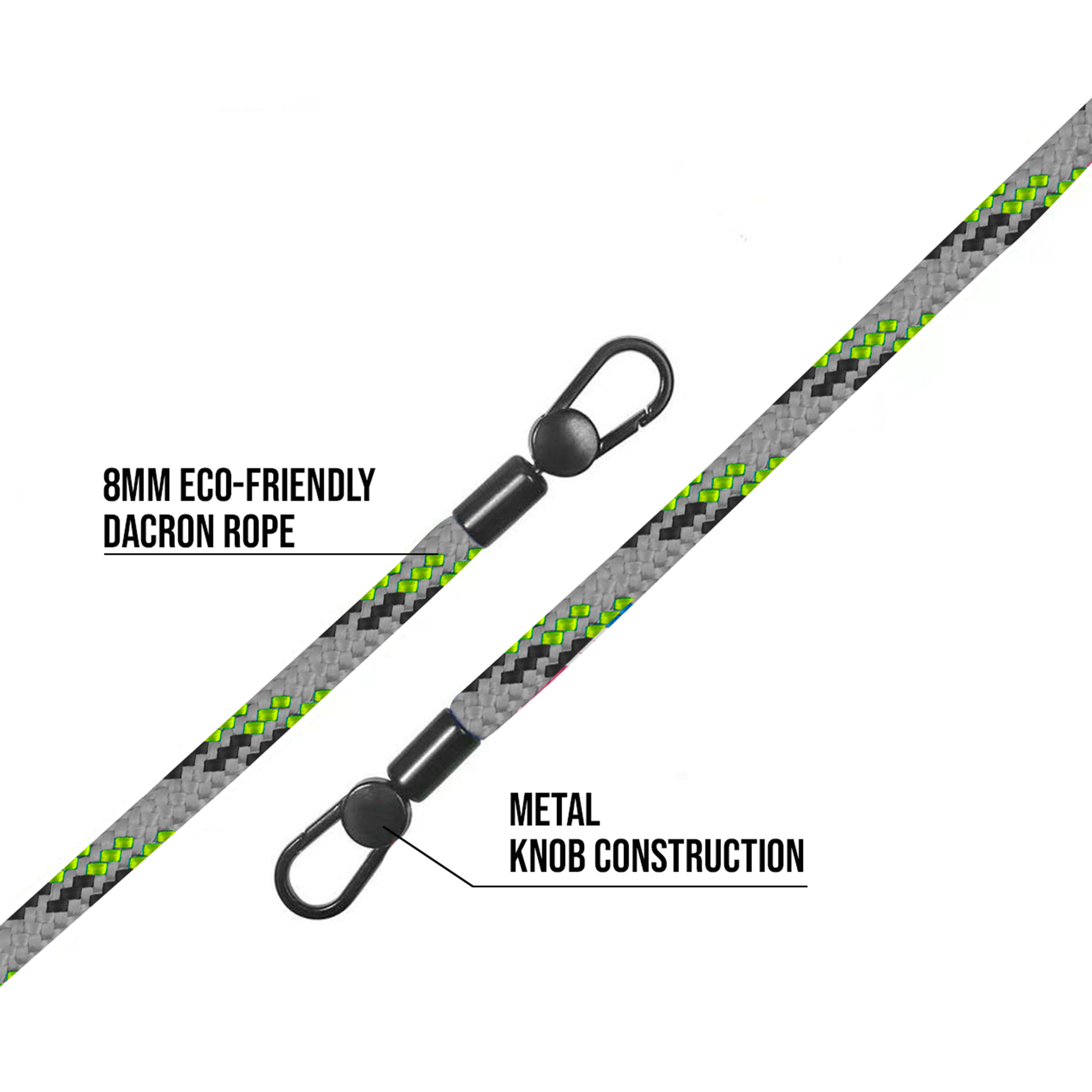 Cordon 130cm Paris - Gris multicolore