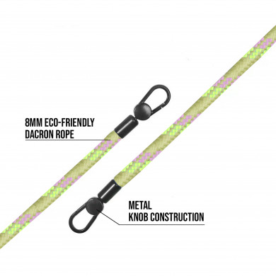 Cordon 130cm Paris - Vert multicolore