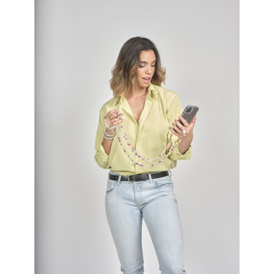 Chaîne perles 120cm Séville - Multicolore