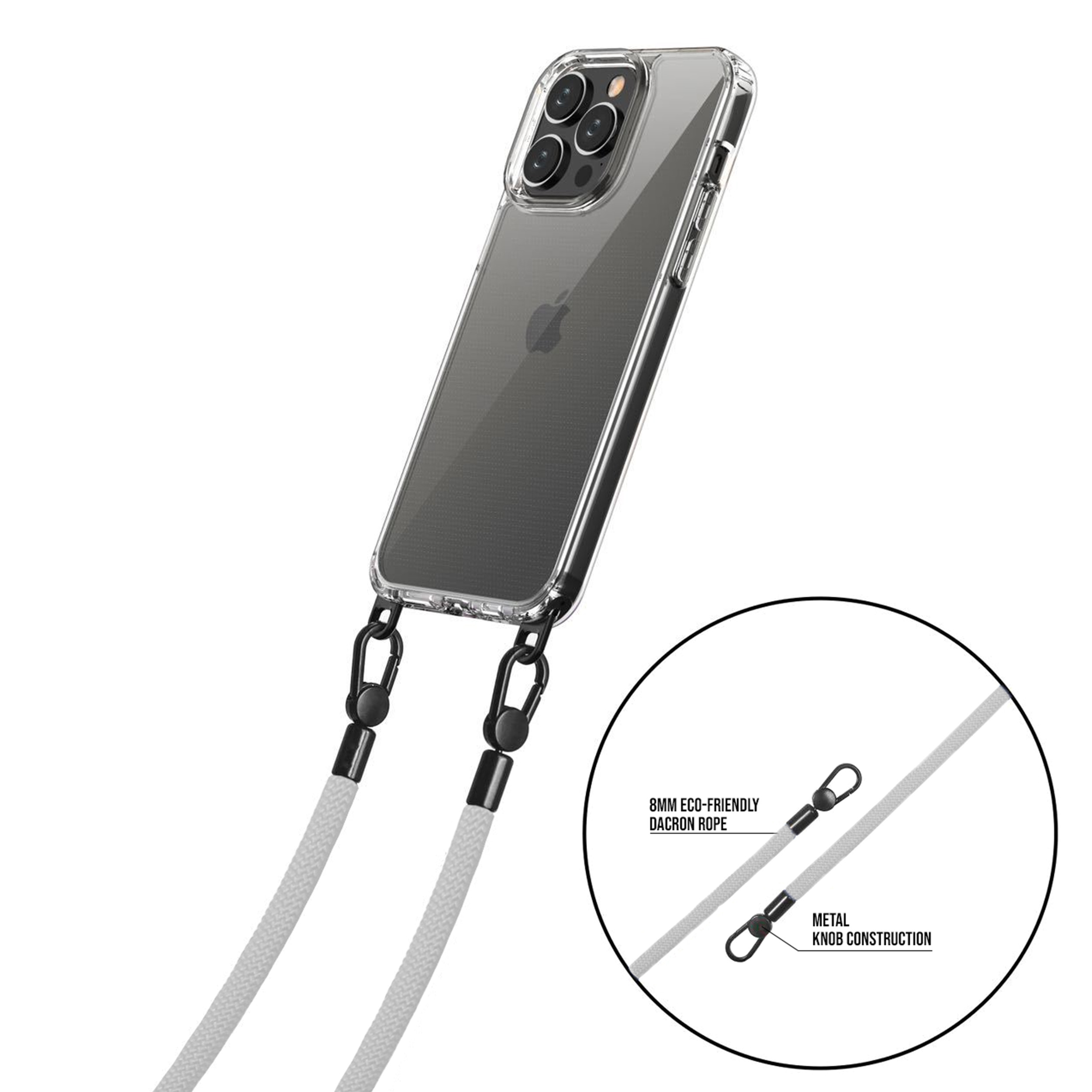 Cordon 130cm Paris - Gris