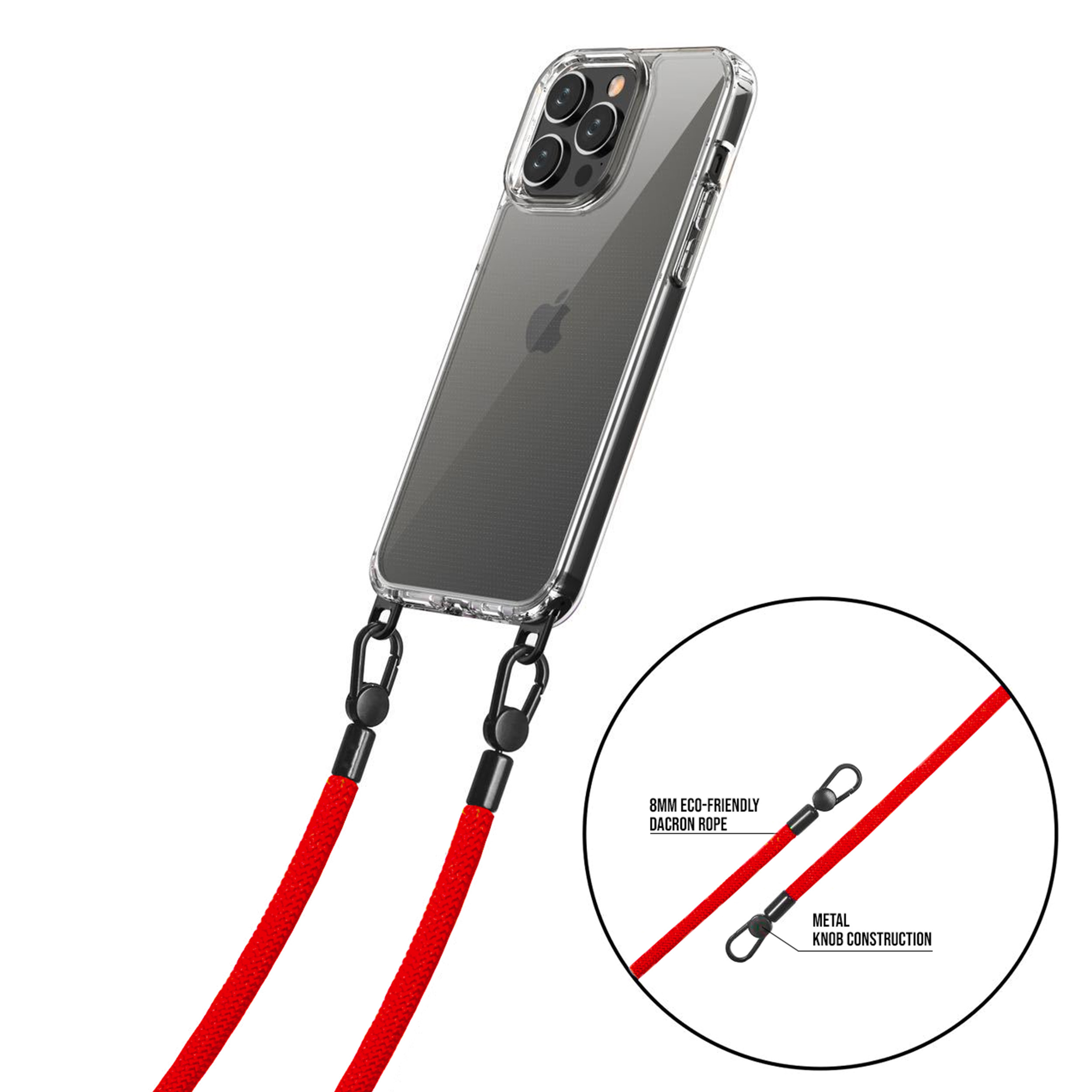 Cordon 130cm Paris - Rouge